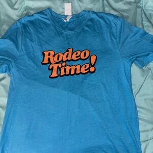 Rodeo Time Blue Men's Shirt